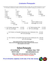 CHS Graduation order form side 1