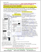 senior info sheet