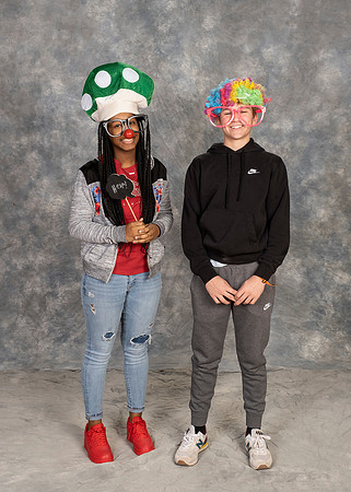Freshman Class Clowns Mackinzy & Cooper 6865